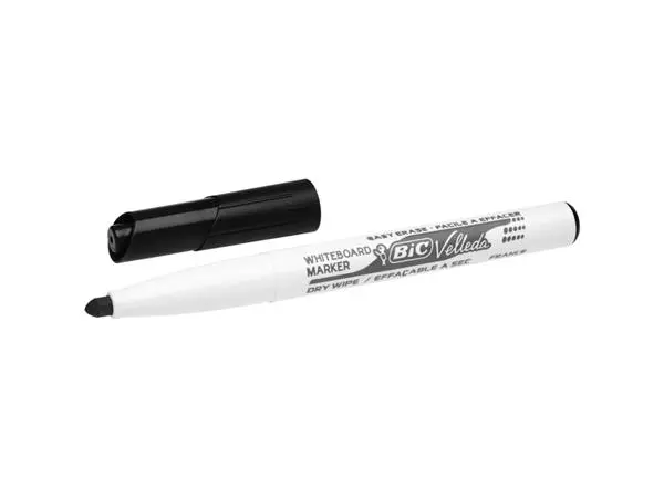 Een Viltstift Bic Velleda 1741 whiteboard rond medium zwart koop je bij NiceSupplies.nl