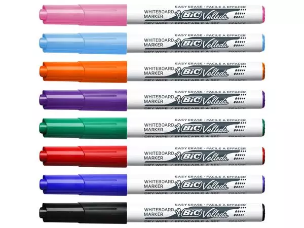 Een Viltstift Bic Velleda 1741 whiteboard rond medium groen koop je bij NiceSupplies.nl