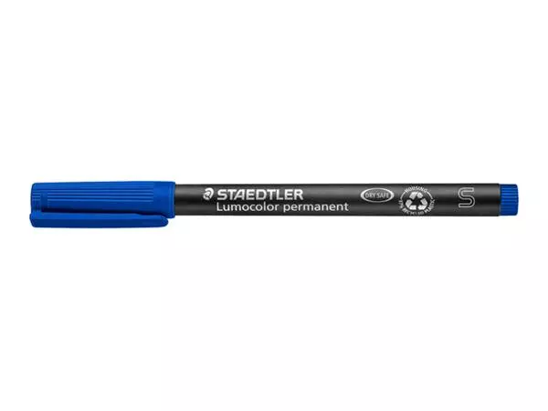 Een Viltstift Staedtler Lumocolor 313 permanent S blauw koop je bij Kantoorvakhandel van der Heijde