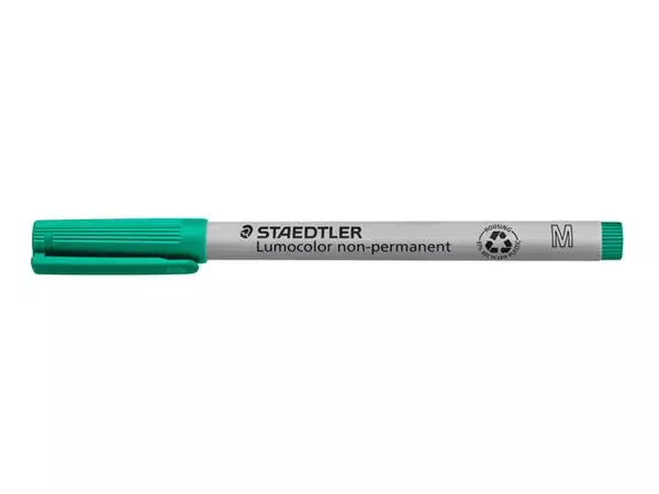 Een Viltstift Staedtler Lumocolor 313 permanent S groen koop je bij Buro De Peuter