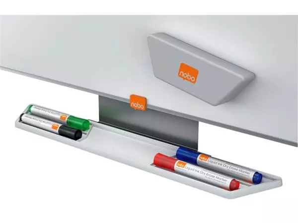 Een Whiteboardwisser Nobo magnetisch met verwisselbare strips koop je bij Unimark Office B.V.