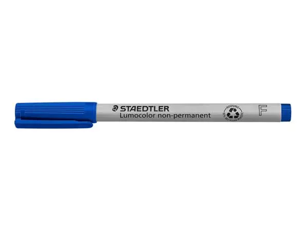 Een VILTSTIFT STAEDTLER OHP LUMO F 316 NON PERM BLAUW koop je bij Kantoorvakhandel van der Heijde