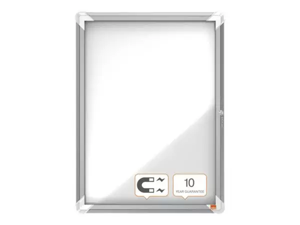 Een Binnenvitrine Nobo Premium Plus 4x A4 draaideur magnetisch koop je bij EconOffice