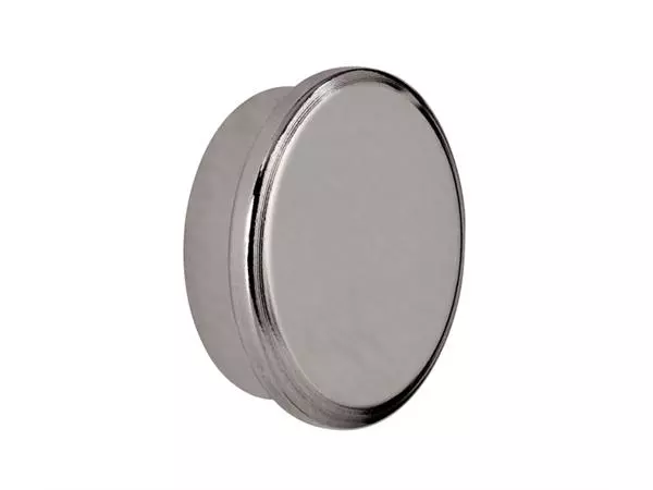 Een MAGNEET MAUL NEODYMIUM ROND 30MM 21KG NIKKEL koop je bij Kantoorvakhandel van der Heijde