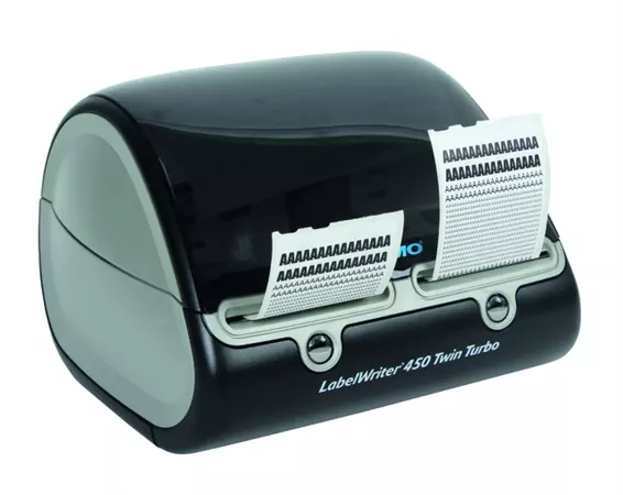 Een Labelprinter Dymo LabelWriter 450 Twin Turbo desktop zwart koop je bij Tonerinktshop