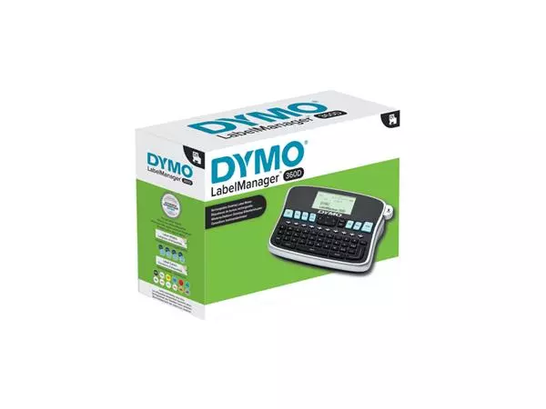 Een Labelprinter Dymo LabelManager 360D draagbaar azerty 19mm zwart koop je bij KantoorProfi België BV