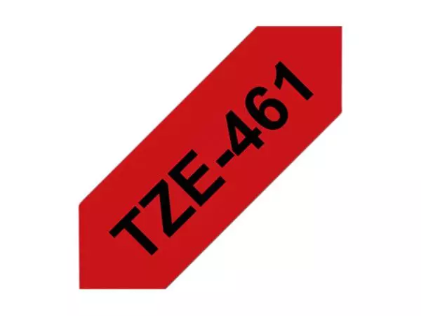 Een LABELTAPE BROTHER PTOUCH TZE461 36MM ROOD koop je bij Kantoorvakhandel van der Heijde