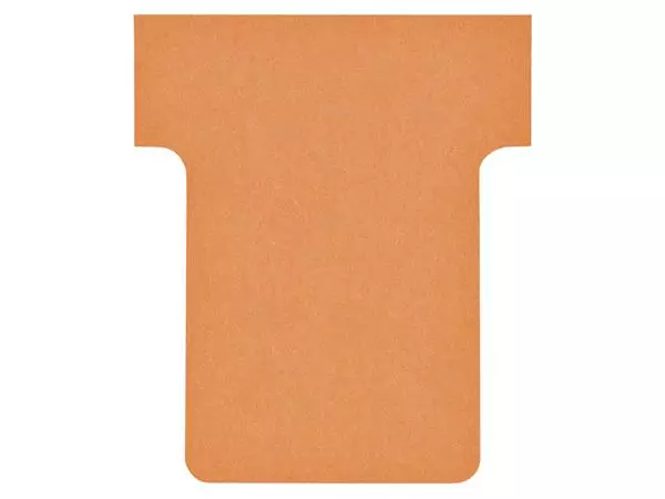 Een Planbord T-kaart Nobo nr 1.5 36mm oranje 100 stuks koop je bij NiceSupplies.nl