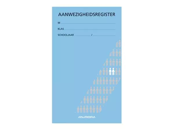 Een Aanwezigheidsregister Aurora 155x260mm Nederlandstalig 56 pagina's koop je bij Van Leeuwen Boeken- en kantoorartikelen