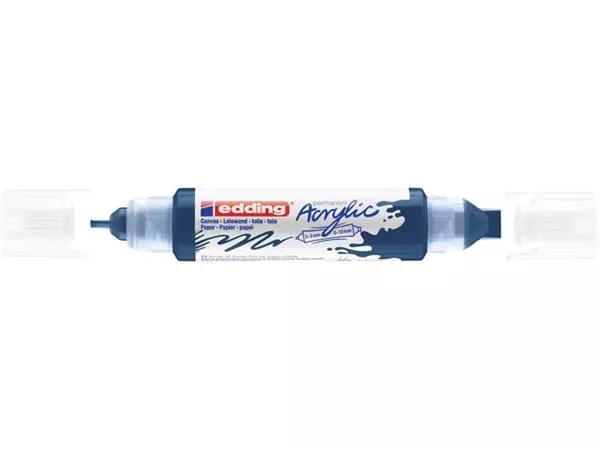 Een Acrylmarker edding e-5400 3D double liner elegant nachtblauw koop je bij Goedkope Kantoorbenodigdheden