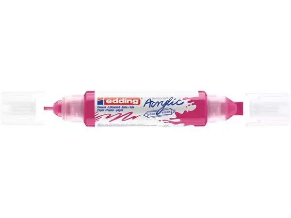 Een Acrylmarker edding e-5400 3D double liner telemagenta koop je bij Goedkope Kantoorbenodigdheden