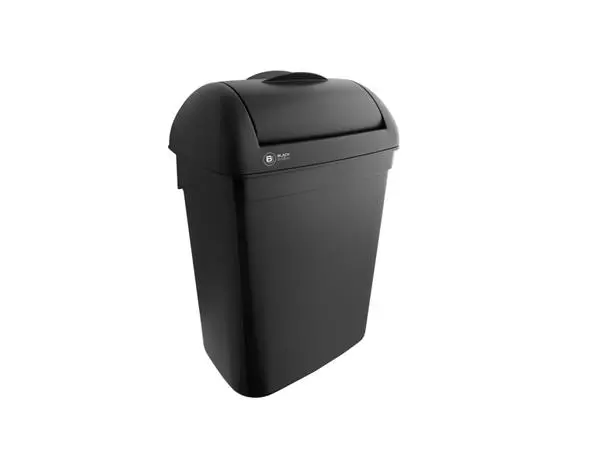 Een Afvalbak BlackSatino hygienebox 8L zwart 332170 koop je bij MV Kantoortechniek B.V.