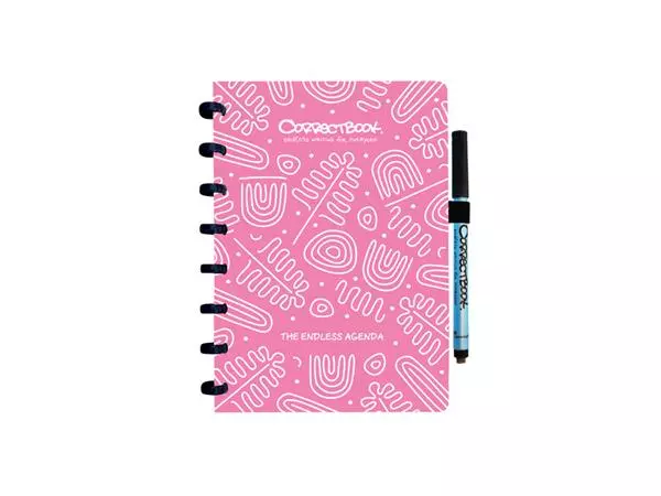 Een Agenda Correctbook A5 blossom pink tijdloos koop je bij EconOffice