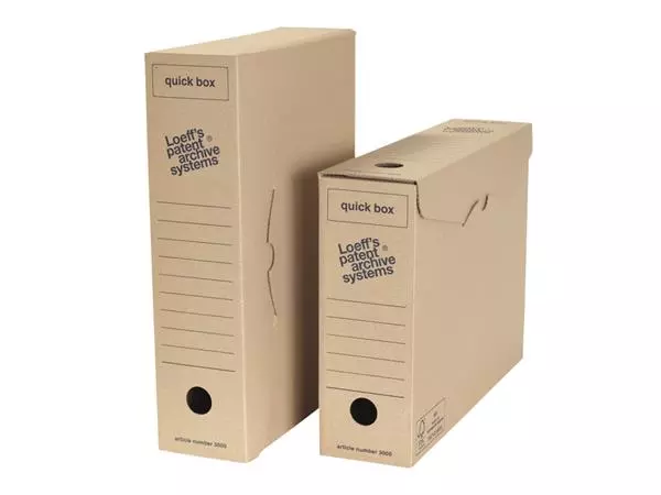 Archiefdoos Loeff's Quick Box 3000 A4 335x240x80mm