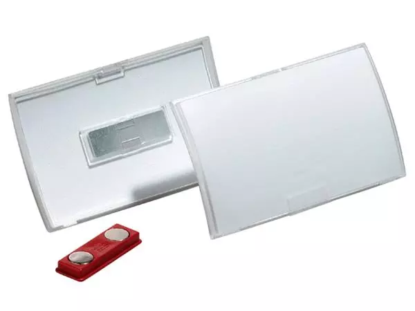 Een Badge Durable 8212 Click Fold met magneet 40x75mm koop je bij MV Kantoortechniek B.V.