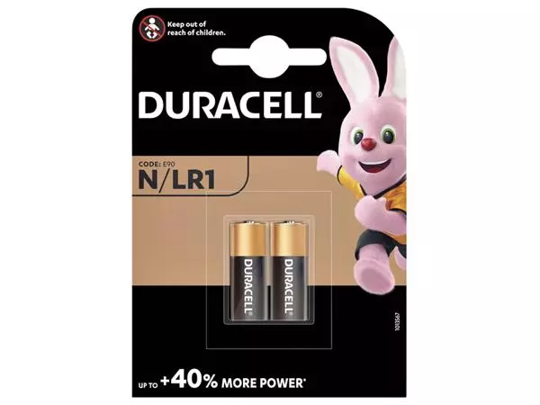 Een Batterij Duracell 2xMN9100/N alkaline koop je bij Kantoorvakhandel van der Heijde