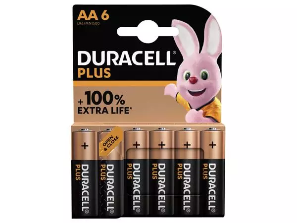 Een Batterij Duracell Plus 6xAA koop je bij L&N Partners voor Partners B.V.