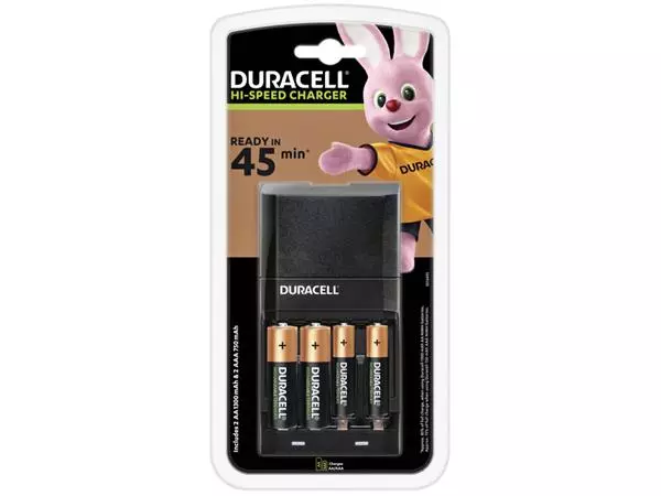 Een Batterij oplader Duracell CEF27 + 2xAA +2xAAA koop je bij KantoorProfi België BV