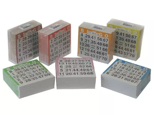 Een Bingoblok Haza 105x105mm 25vel koop je bij Van Leeuwen Boeken- en kantoorartikelen