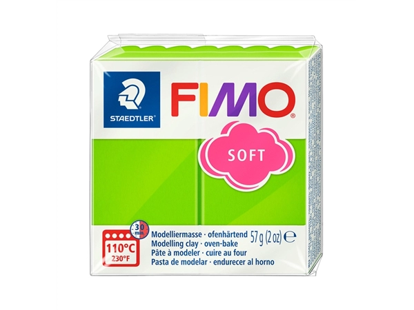 Buy your Boetseerklei Fimo soft 57 gram appelgroen at QuickOffice BV