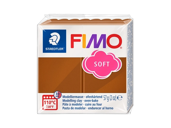 Een Boetseerklei Fimo soft 57 gram caramel koop je bij QuickOffice BV