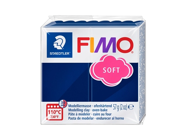 Boetseerklei Fimo soft 57 gram windsorblauw