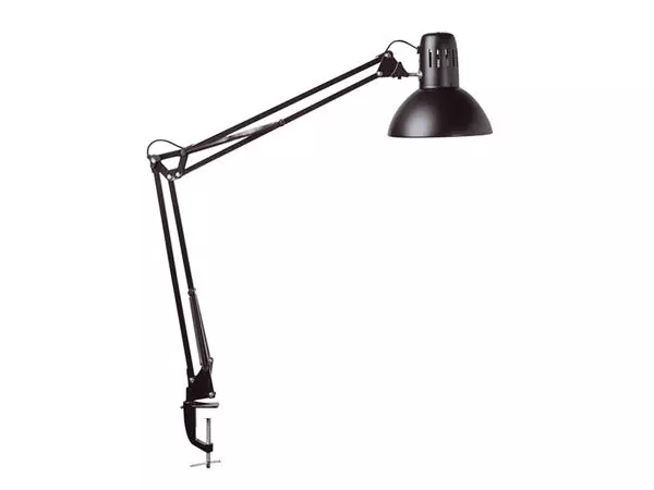 Een Bureaulamp MAUL Study tafelklem excl.LED lamp E27 zwart koop je bij MV Kantoortechniek B.V.