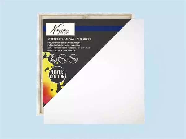 Een Canvas Art Sensations 20x20cm 100% katoen koop je bij MV Kantoortechniek B.V.