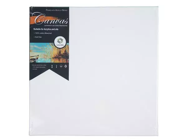 Een Canvas Conda 30 x 30 cm gebleekt katoen koop je bij L&N Partners voor Partners B.V.