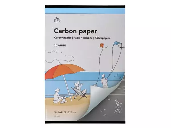 Een Carbonpapier Qbasic A4 21x29,7cm 10x wit koop je bij KantoorProfi België BV