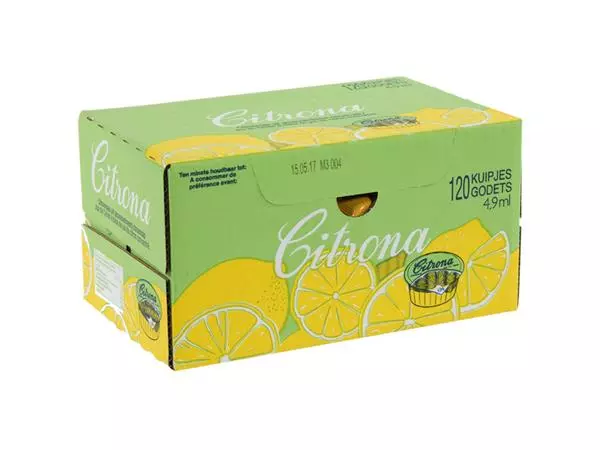 Een Citroencups Citrona 120x4.9ml koop je bij Totaal Kantoor Goeree
