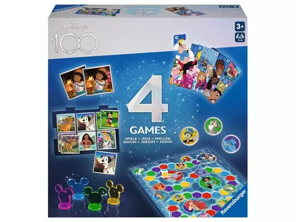 Een Disney 100 jaar 4 in 1 spellen koop je bij Tonerinktshop