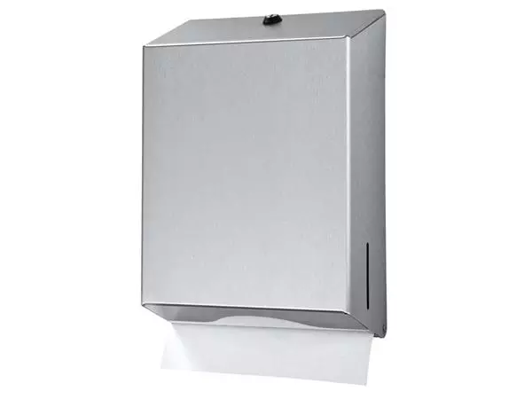 Een Handdoekdispenser Euro Products Maxi RVS 438190 koop je bij EconOffice