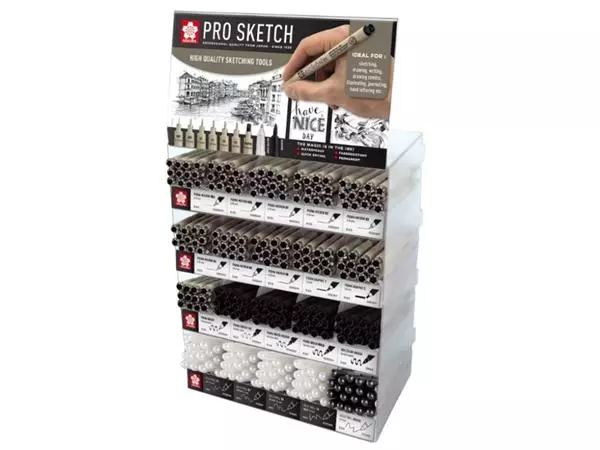Een Display Sakura Pro Sketch 240 pennen koop je bij EconOffice