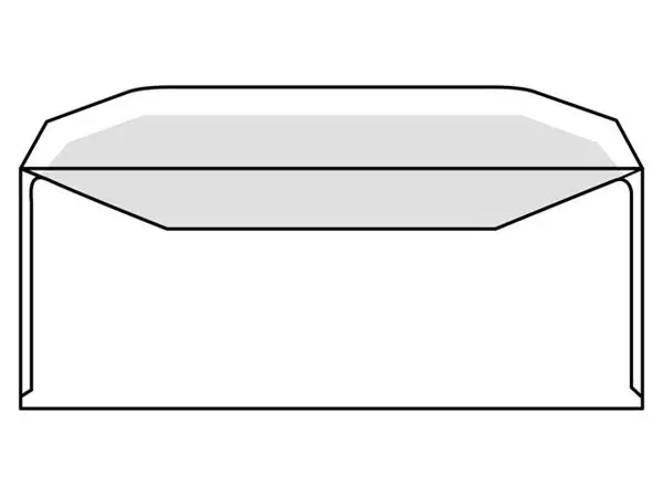 Een Envelop IEZZY C5/6 114x229mm venster rechts gegomd wit 500st koop je bij Goedkope Kantoorbenodigdheden