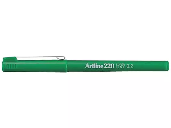 Een Fineliner Artline 220 rond super fijn groen koop je bij EconOffice