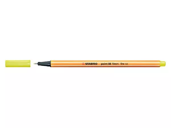 Een Fineliner STABILO point 88/024 fijn neon geel koop je bij L&N Partners voor Partners B.V.