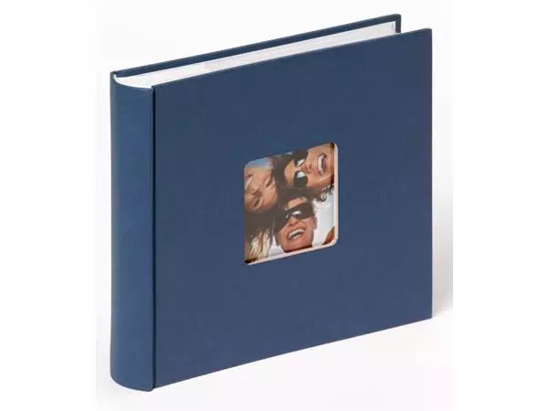 Een Fotoalbum walther design Fun 24cmx22cm voor 200 foto's blauw koop je bij Van Leeuwen Boeken- en kantoorartikelen