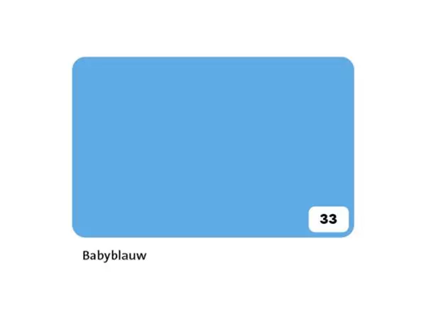 Een Fotokarton Folia 2-zijdig 50x70cm 300gr nr33 babyblauw koop je bij Totaal Kantoor Goeree
