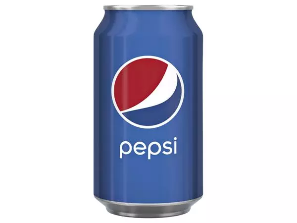 Een Frisdrank Pepsi Regular cola blik 330ml koop je bij Totaal Kantoor Goeree