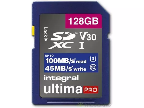 Een Geheugenkaart Integral SDHC-XC 128GB koop je bij KantoorProfi België BV