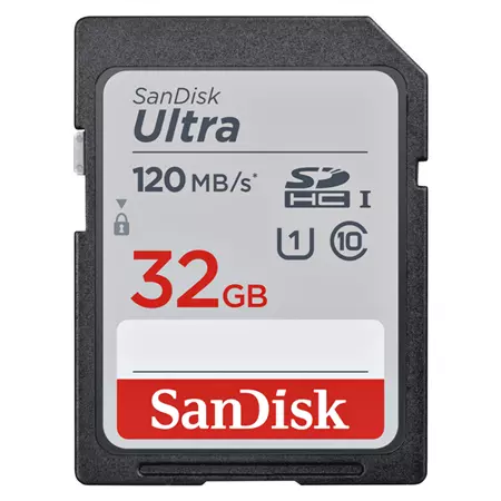 Een Speicherkarte Sandisk SDHC Ultra 32GB (Klasse 10/UHS-I/120MB/s) koop je bij QuickOffice BV