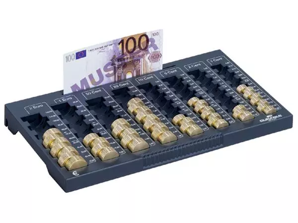 Een Geldsorteerbak Durable euroboard L 33.5x324x190 koop je bij Van Leeuwen Boeken- en kantoorartikelen
