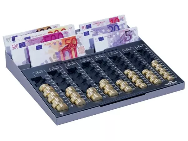 Een Geldsorteerbak Durable euroboard XL 59.2x328x285.7 koop je bij Goedkope Kantoorbenodigdheden
