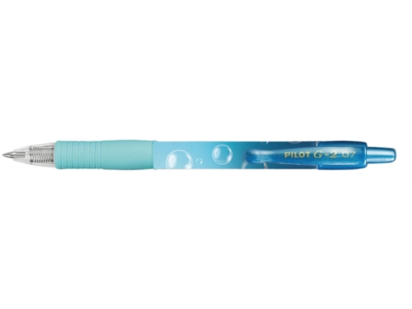 Een Gelschrijver PILOT G-2 Bubble blauw medium blauwschrijvend koop je bij Holzem Kantoorefficiency