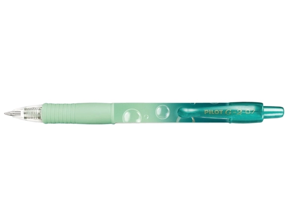 Een Gelschrijver PILOT G-2 Bubble groen medium blauwschrijvend koop je bij Holzem Kantoorefficiency