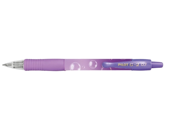 Een Gelschrijver PILOT G-2 Bubble violet medium blauwschrijvend koop je bij Holzem Kantoorefficiency