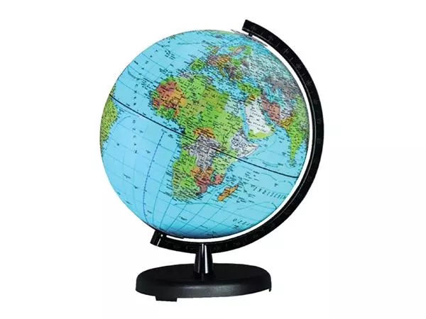 Een Globe Columbus Terra kunststof voet 26cm 552610/H koop je bij Van Leeuwen Boeken- en kantoorartikelen