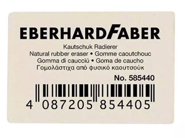 Een Gum Eberhard Faber EF-585440 wit koop je bij Goedkope Kantoorbenodigdheden