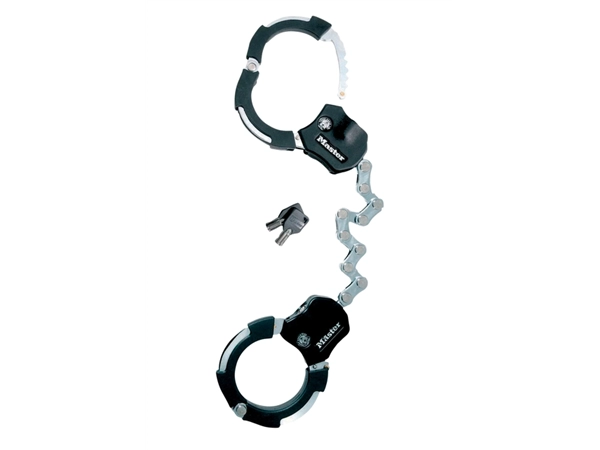 Een Handboeisloten Masterlock Street Cuff 55 cm zwart koop je bij EconOffice